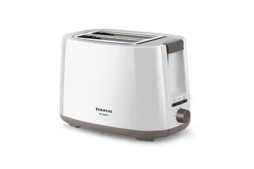 Brødrister Taurus Mytoast II 2 Spalter Hvit - Sølv - Servering & borddekking - Kjøkkenmaskin - Varme & koke - Brødrister