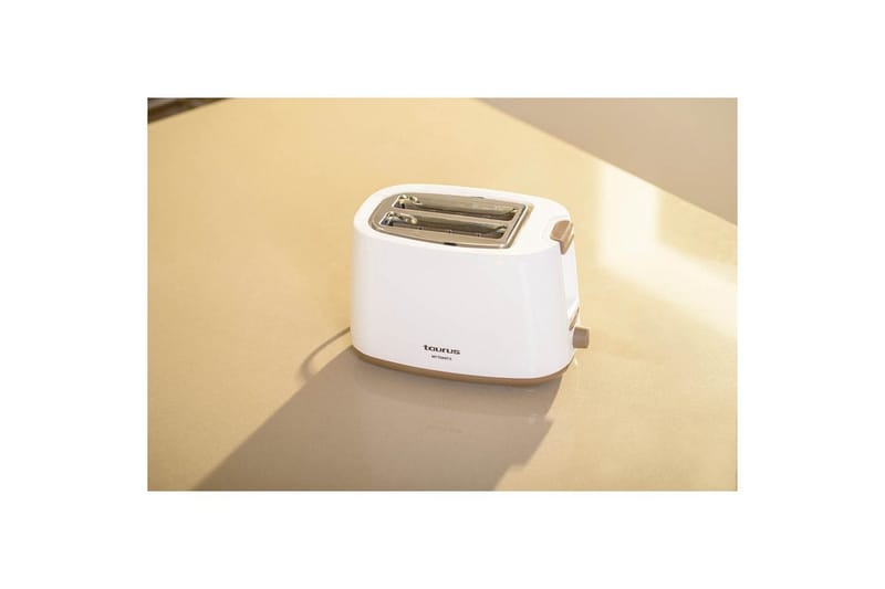 Brødrister Taurus Mytoast II 2 Spalter Hvit - Sølv - Servering & borddekking - Kjøkkenmaskin - Varme & koke - Brødrister