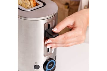 Brødrister Taurus Mytoast Legend 1 Slot Rustfritt Stål - Sølv - Servering & borddekking - Kjøkkenmaskin - Varme & koke - Brødrister