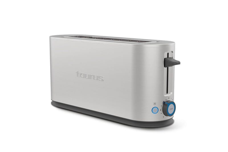 Brødrister Taurus Mytoast Legend 1 Slot Rustfritt Stål, Sølv