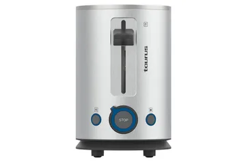 Brødrister Taurus Mytoast Legend 2 Slott Rustfritt Stål - Sølv||Krom - Servering & borddekking - Kjøkkenmaskin - Varme & koke - Brødrister