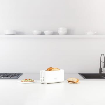 Brødrister Taurus Toastissimo langt spor hvit - hvit - Servering & borddekking - Kjøkkenmaskin - Varme & koke - Brødrister