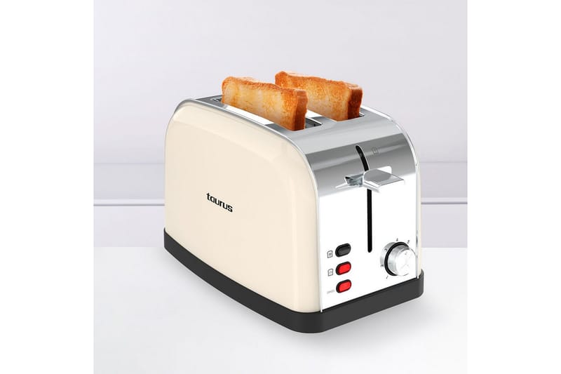 Brødrister Taurus Vintage 2 - Beige - Servering & borddekking - Kjøkkenmaskin - Varme & koke - Brødrister