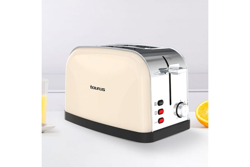 Brødrister Taurus Vintage 2 - Beige - Servering & borddekking - Kjøkkenmaskin - Varme & koke - Brødrister