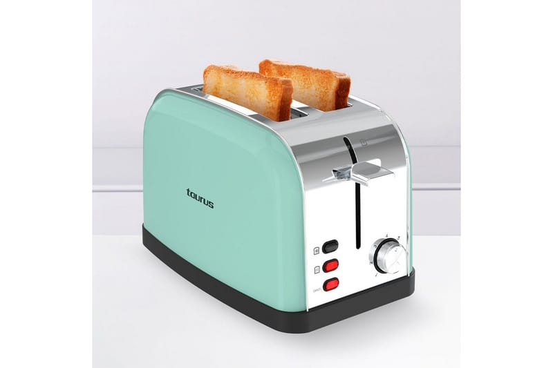 Brødrister Taurus Vintage 2 - Blå - Servering & borddekking - Kjøkkenmaskin - Varme & koke - Brødrister