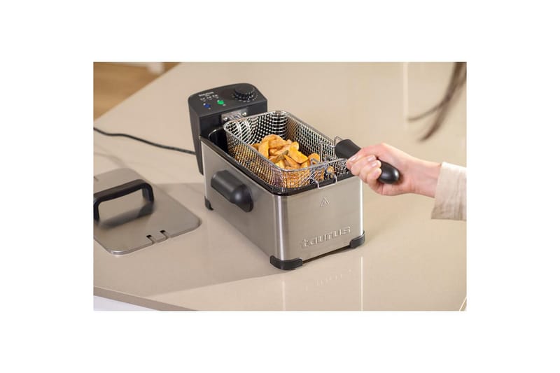 Frityrgryte Taurus 2000W 3L Rustfritt Stål - Servering & borddekking - Kjøkkenmaskin - Varme & koke - Frityrkoker