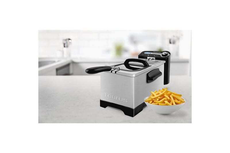 Frityrgryte Taurus Pro 3 Plus 2100W 3L Rustfritt Stål - Servering & borddekking - Kjøkkenmaskin - Varme & koke - Frityrkoker