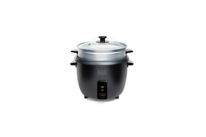 Riskoker Black+Decker 1.8L Svart - Servering & borddekking - Kjøkkenmaskin - Varme & koke - Riskoker