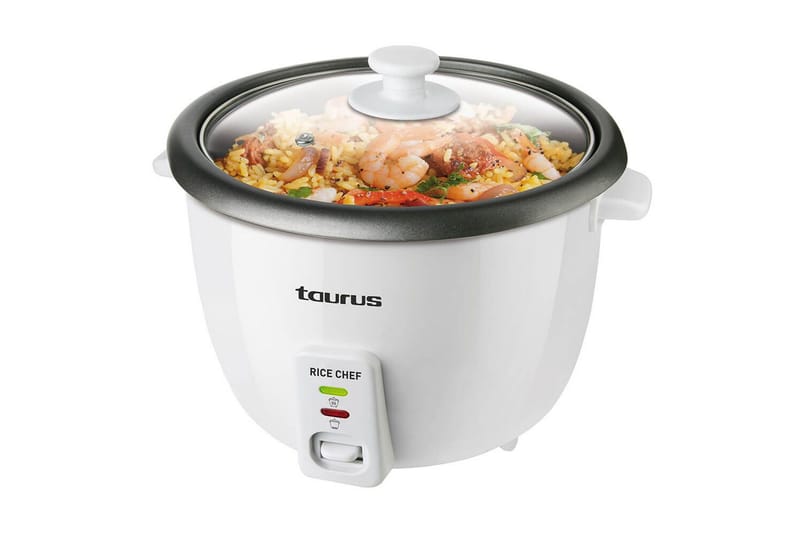 Riskoker Taurus 700W 1.8L Hvit - Servering & borddekking - Kjøkkenmaskin - Varme & koke - Riskoker