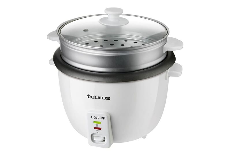 Riskoker Taurus 700W 1.8L Hvit - Servering & borddekking - Kjøkkenmaskin - Varme & koke - Riskoker