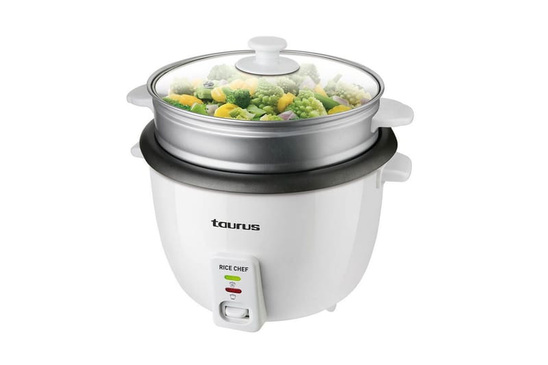 Riskoker Taurus 700W 1.8L Hvit - Servering & borddekking - Kjøkkenmaskin - Varme & koke - Riskoker