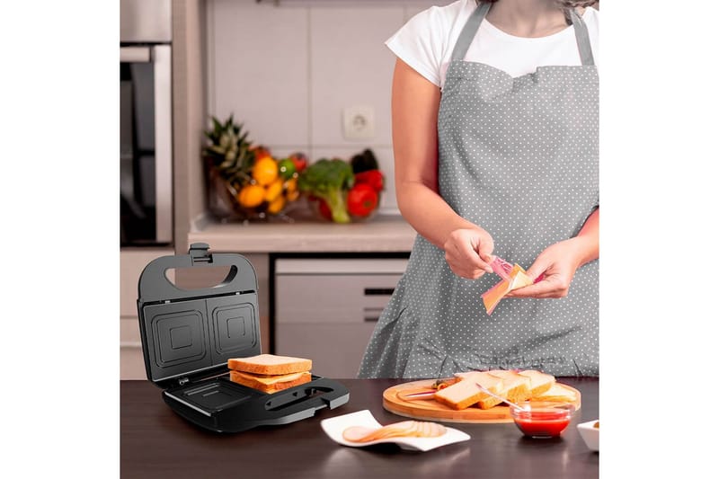 Smørbrødgrill Black+Decker 2 Rom Klassisk - Klassisk - Servering & borddekking - Kjøkkenmaskin - Varme & koke - Klemgrill & smørbrødgrill