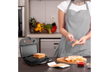 Smørbrødgrill Black+Decker 2 Rom Panini - Panini - Servering & borddekking - Kjøkkenmaskin - Varme & koke - Klemgrill & smørbrødgrill