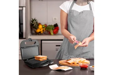 Smørbrødgrill Black+Decker 2 rom - Servering & borddekking - Kjøkkenmaskin - Varme & koke - Klemgrill & smørbrødgrill