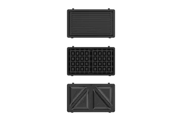 Smørbrødgrill Black+Decker Sandwich Waffle - Servering & borddekking - Kjøkkenmaskin - Varme & koke - Klemgrill & smørbrødgrill