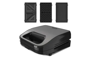 Smørbrødgrill Black+Decker Sandwich Waffle - Servering & borddekking - Kjøkkenmaskin - Varme & koke - Klemgrill & smørbrødgrill