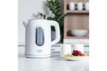 Vannkoker Black+Decker 1,7L Hvit - Hvit - Servering & borddekking - Kjøkkenmaskin - Varme & koke - Vannkoker
