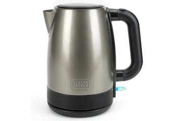 Vannkoker Black+Decker 2200W 1,7L Børstet Rustfritt Stål - Sølv - Servering & borddekking - Kjøkkenmaskin - Varme & koke - Vannkoker