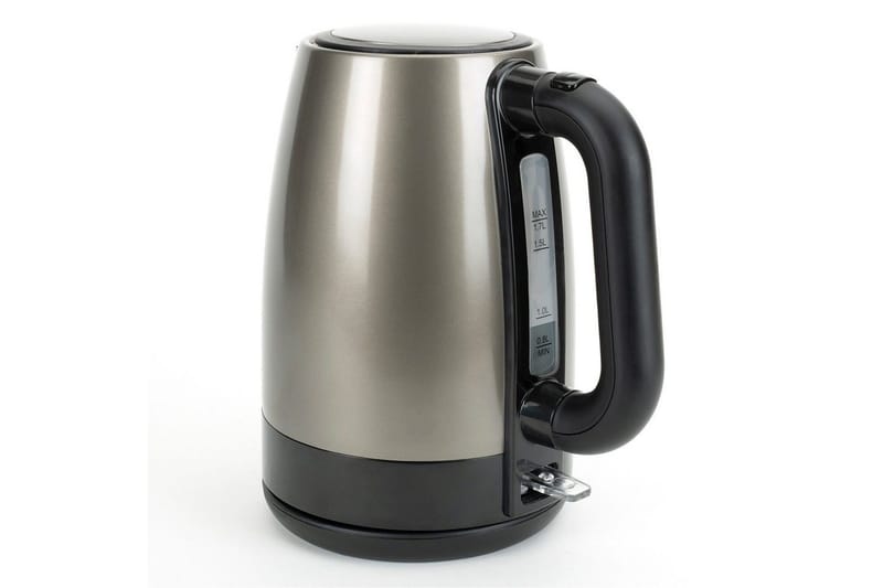Vannkoker Black+Decker 2200W 1,7L Børstet Rustfritt Stål - Sølv - Servering & borddekking - Kjøkkenmaskin - Varme & koke - Vannkoker