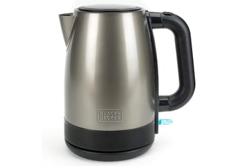 Vannkoker Black+Decker 2200W 1,7L Børstet Rustfritt Stål - Sølv - Servering & borddekking - Kjøkkenmaskin - Varme & koke - Vannkoker