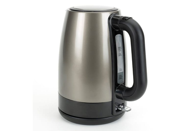 Vannkoker Black+Decker 2200W 1,7L Børstet Rustfritt Stål - Sølv - Servering & borddekking - Kjøkkenmaskin - Varme & koke - Vannkoker