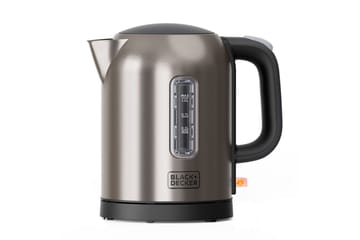 Vannkoker Black+Decker 2200W 1L Børstet stål - Sølv - Servering & borddekking - Kjøkkenmaskin - Varme & koke - Vannkoker