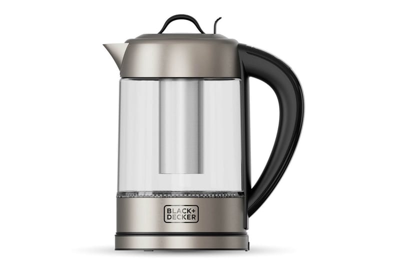 Vannkoker Black+Decker i glass med te-filter 1.7L - Servering & borddekking - Kjøkkenmaskin - Varme & koke - Vannkoker