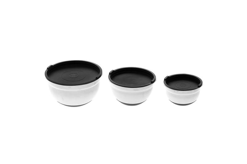 Bollsett Maku Stål 3 deler - Servering & borddekking - Kjøkkenprodukter - Skåler & bakeskåler