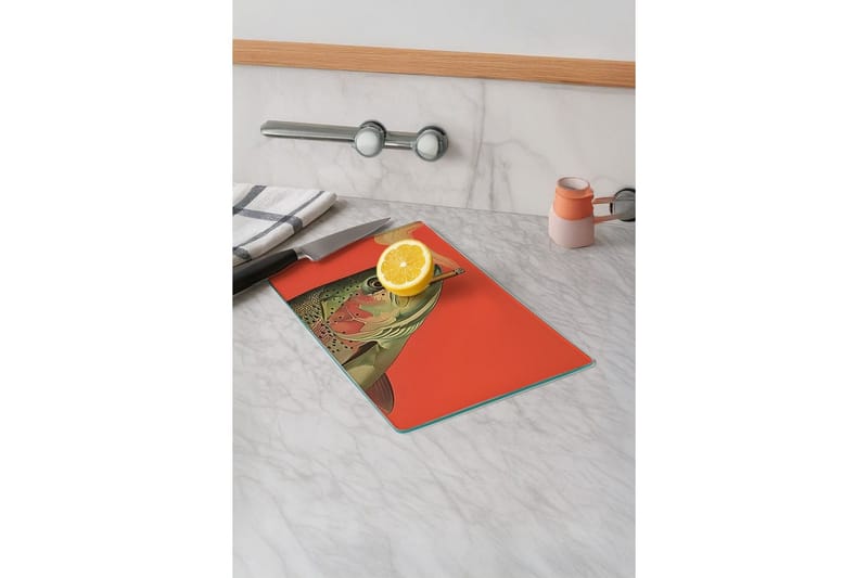 Skjærefjøl Skjære Modell 10 - Oransje - Servering & borddekking - Kjøkkenprodukter - Skjærebrett & skjærefjøl