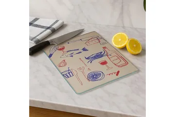 Skjærefjøl Skjære Modell 16 - Multifarget - Servering & borddekking - Kjøkkenprodukter - Skjærebrett & skjærefjøl