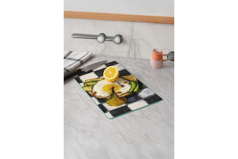 Skjærefjøl Sosari Modell 5 - Grå - Servering & borddekking - Kjøkkenprodukter - Skjærebrett & skjærefjøl