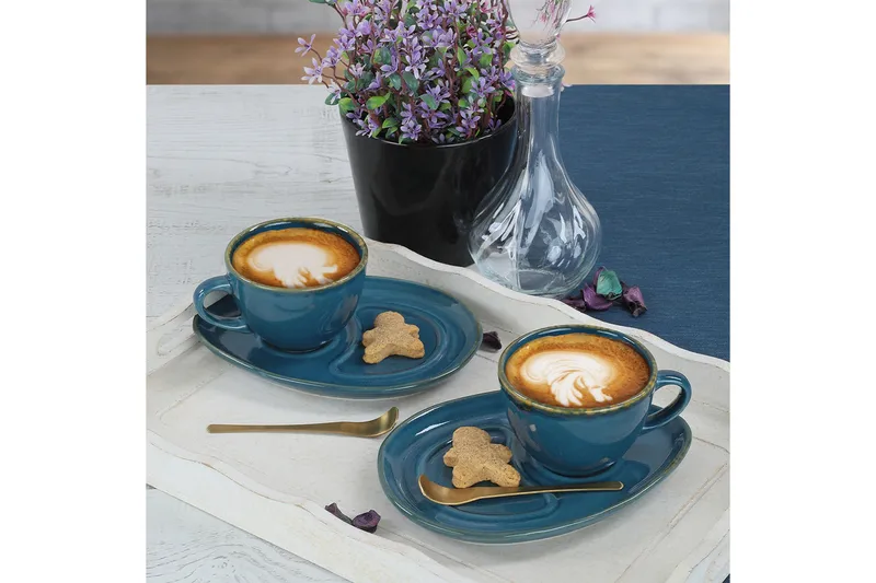 Kaffekopp Blå