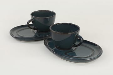 Kaffeservise 4-pk - Mørkeblå - Servering & borddekking - Mugger & kopper - Kaffekopp & kaffekrus