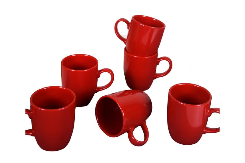 Kaffeservise 6-pk - Kaffekopp & kaffekrus