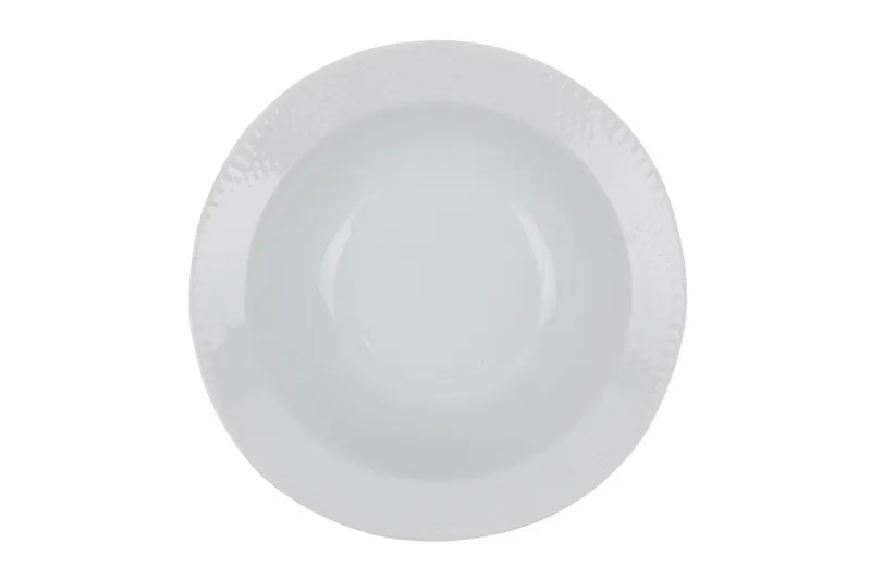 Adine Middagsservice 24 Deler Porselen - Hvit - Servering & borddekking - Porselen