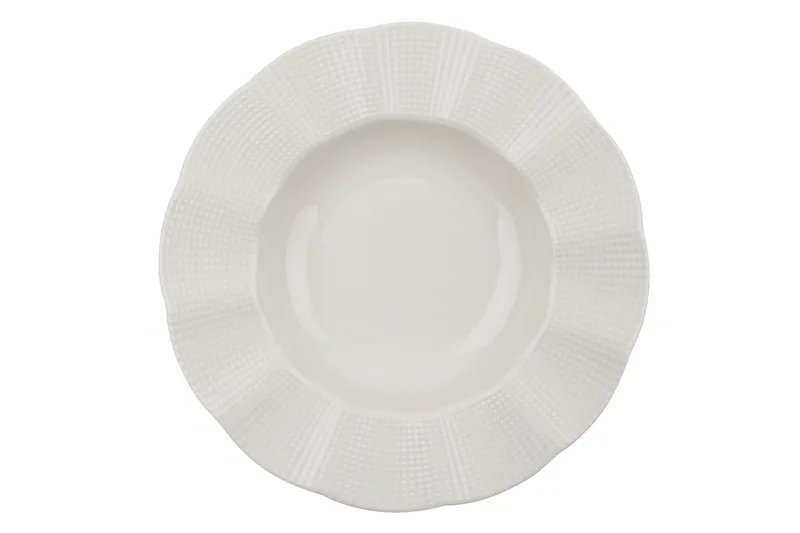 Adine Middagsservise 24 Deler Porselen - Creme - Servering & borddekking - Porselen