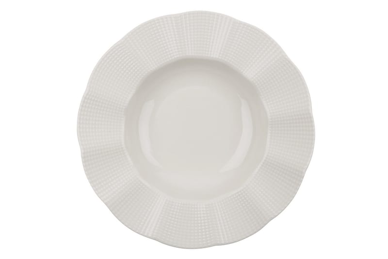 Adine Middagsservise 24 Deler Porselen - Creme - Servering & borddekking - Porselen