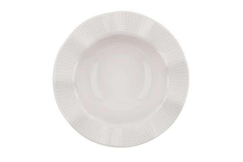 Adine Middagsservise 24 Deler Porselen - Creme - Servering & borddekking - Porselen