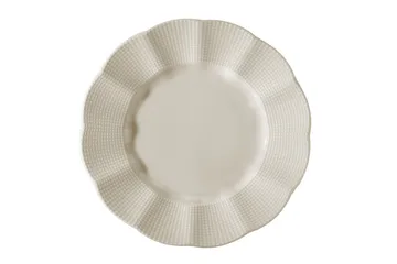 Adine Middagsservise 24 Deler Porselen - Creme - Servering & borddekking - Porselen