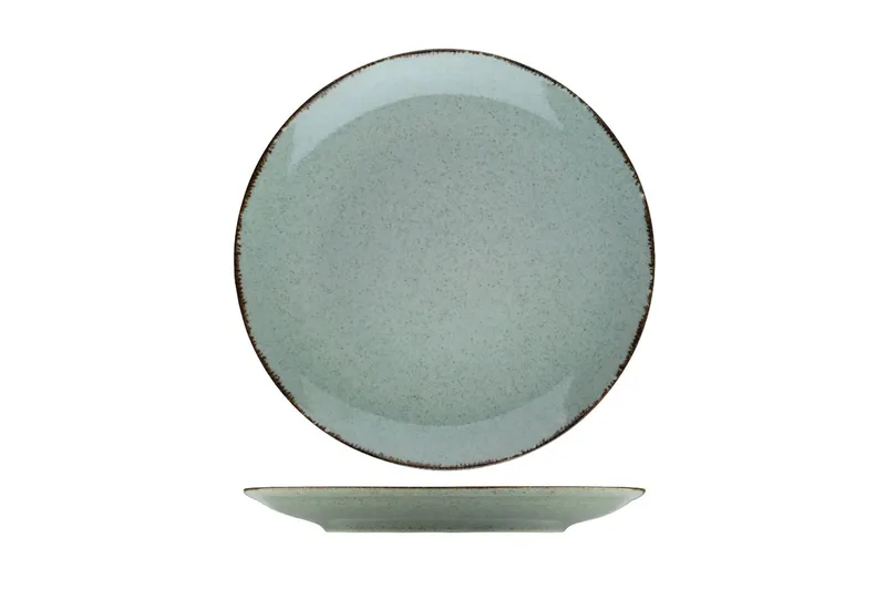 Adine Tallerkensett 24 Deler - Porselen/Grønn - Servering & borddekking - Porselen