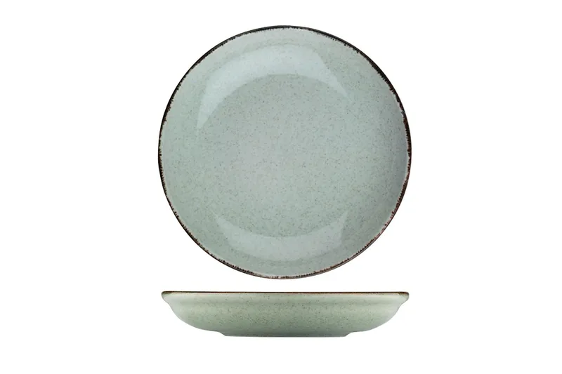 Adine Tallerkensett 24 Deler - Porselen/Grønn - Servering & borddekking - Porselen