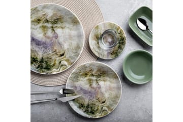 Frokostsett (25 deler) Nylar 128 flerfarget - Multifarget - Servering & borddekking - Porselen