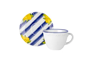 Frokostsett (26 deler) Nylar 126 flerfarget - Blå - Servering & borddekking - Porselen