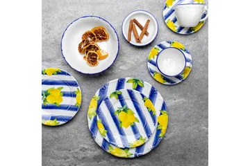 Frokostsett (26 deler) Nylar 126 flerfarget - Blå - Servering & borddekking - Porselen