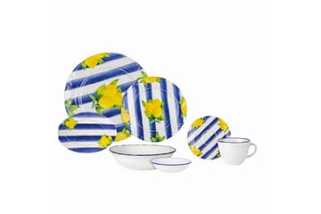 Frokostsett (26 deler) Nylar 126 flerfarget - Blå - Servering & borddekking - Porselen