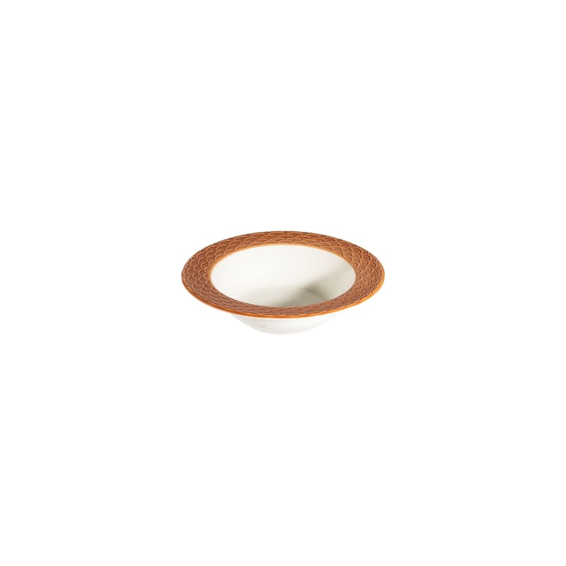 Middagsservise (24 deler) Opviq Orila Costa 24 (32 x 36 x 41 cm) Hvit oransje - hvit og oransje - Servering & borddekking - Porselen