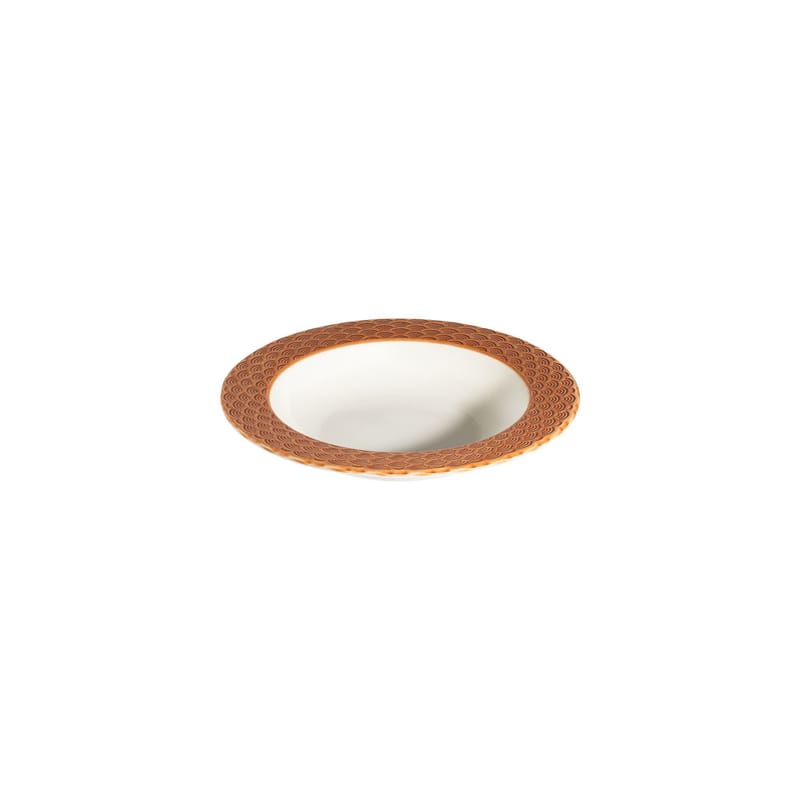 Middagsservise (24 deler) Opviq Orila Costa 24 (32 x 36 x 41 cm) Hvit oransje - hvit og oransje - Servering & borddekking - Porselen