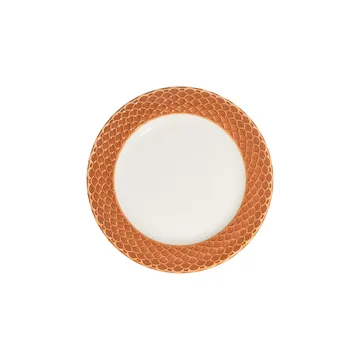 Middagsservise (24 deler) Opviq Orila Costa 24 (32 x 36 x 41 cm) Hvit oransje - hvit og oransje - Servering & borddekking - Porselen