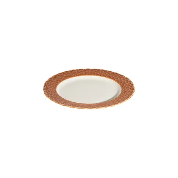 Middagsservise (24 deler) Opviq Orila Costa 24 (32 x 36 x 41 cm) Hvit oransje - hvit og oransje - Servering & borddekking - Porselen