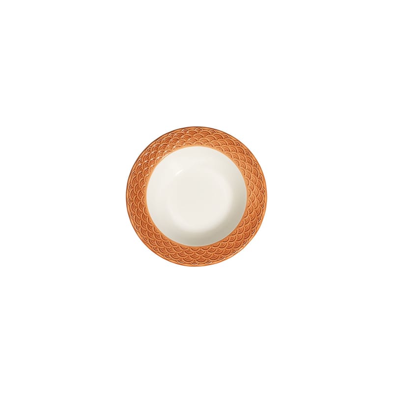 Middagsservise (24 deler) Opviq Orila Costa 24 (32 x 36 x 41 cm) Hvit oransje - hvit og oransje - Servering & borddekking - Porselen